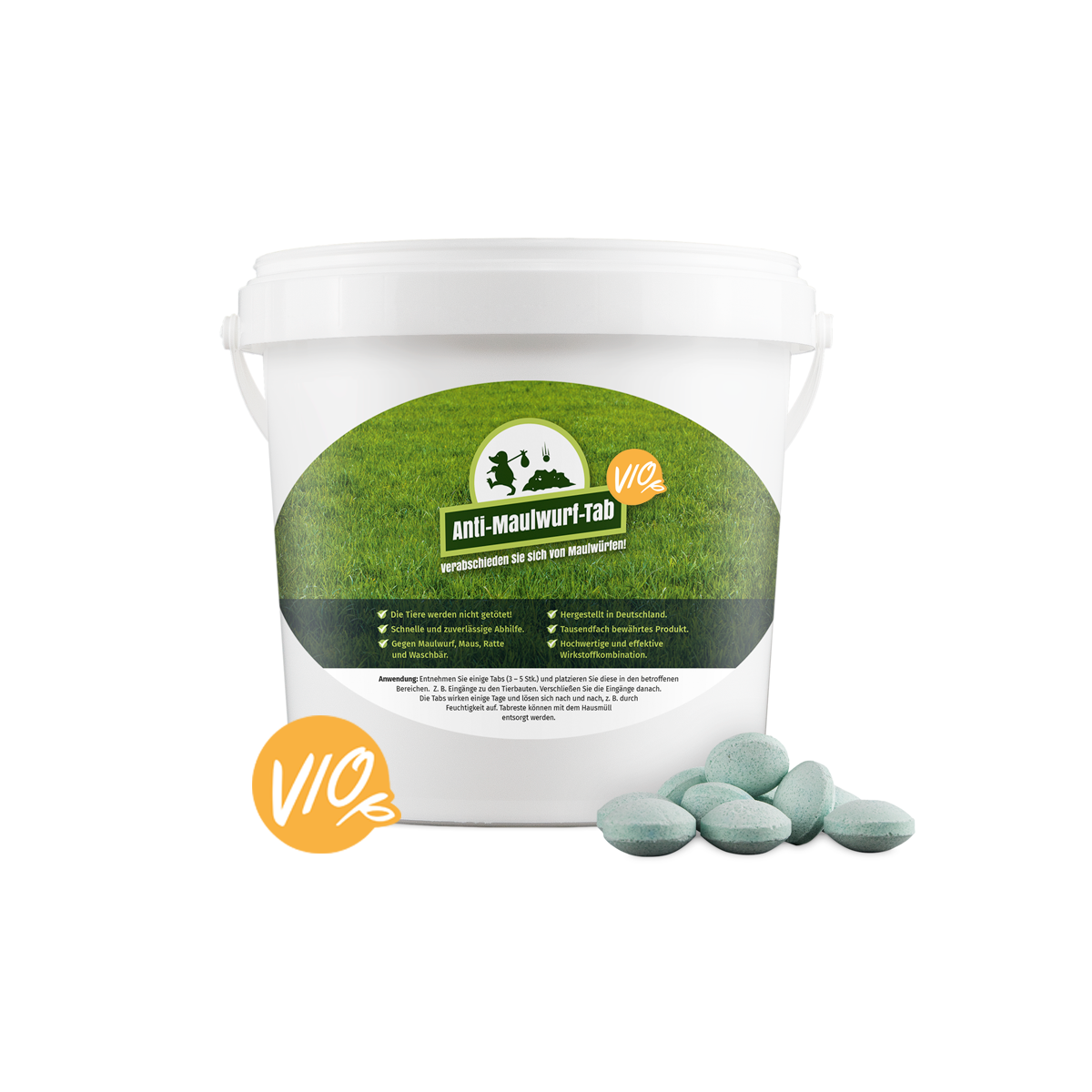 Anti Maulwurftabs BIOzid    1 x 1 Kg