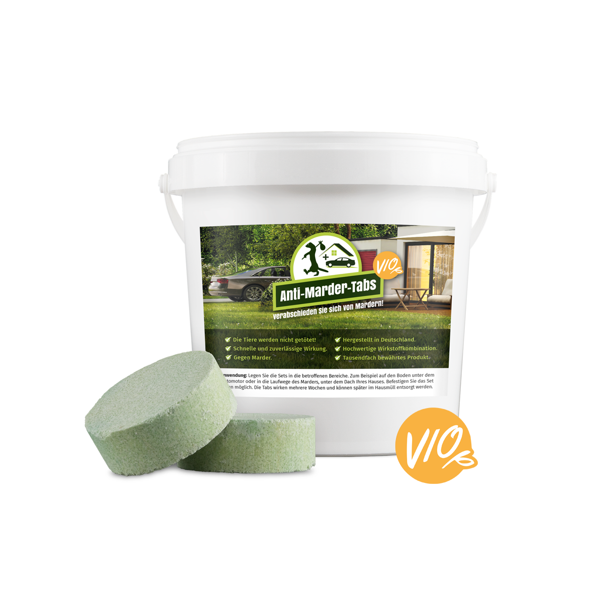 Anti Marder Tabs BIOzid, 10 Tabs (ca. 950 g)