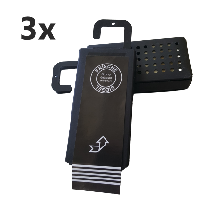 Abduftungs-Boxen 3er Pack. Abduftungs-Boxen 3er Pack.